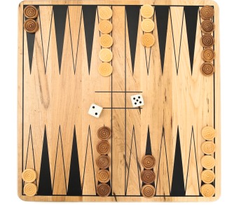 gammalt backgammon spel